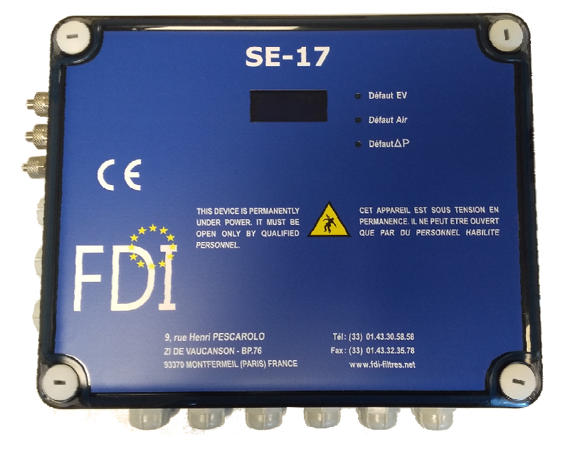 Séquenceur de décolmatage Type SE 17